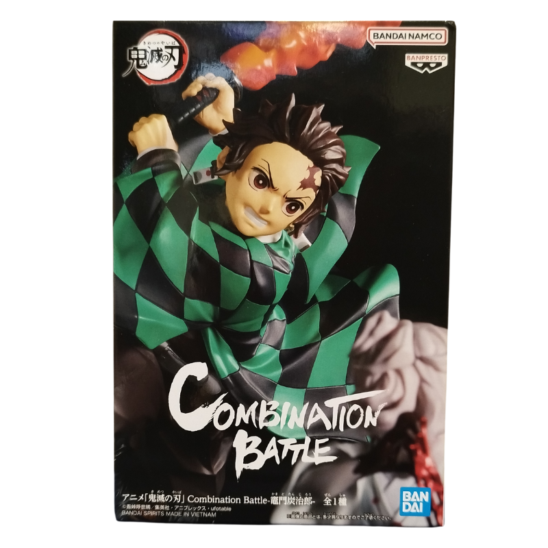 ✅ Figura Tanjiro Kamado Combination Battle – Demon Slayer: Kimetsu no Yaiba | Banpresto Bandai Spirits Oficial
