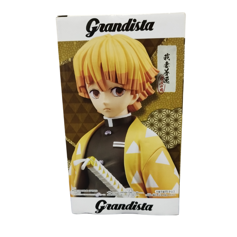 ✅ Figura Zenitsu Agatsuma Grandista – Demon Slayer: Kimetsu no Yaiba | Banpresto Bandai Spirits Oficial