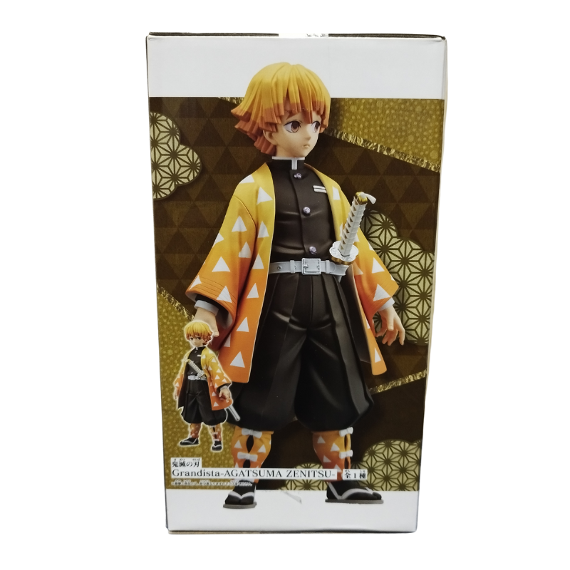 ✅ Figura Zenitsu Agatsuma Grandista – Demon Slayer: Kimetsu no Yaiba | Banpresto Bandai Spirits Oficial